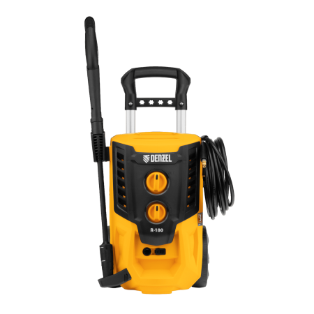 Моечная машина высокого давления DENZEL R-180, 2200 Вт, 180 бар, 380 л/ч, колесная