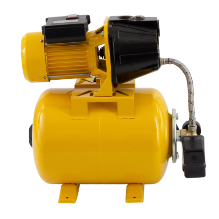 Насосная станция DENZEL PS1100С, 1100 Вт, 4500 л/ч, ресивер 24 л, высота подъема 46 м