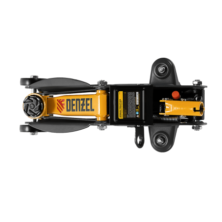 Домкрат гидравлический DENZEL подкатной с фиксатором, 2 т, 130-330 мм Домкрат гидравлический DENZEL подкатной с фиксатором, 2 т, 130-330 мм