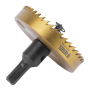 Коронка по металлу DENZEL 724123, 70 мм, HSS, нитридтитановое покрытие