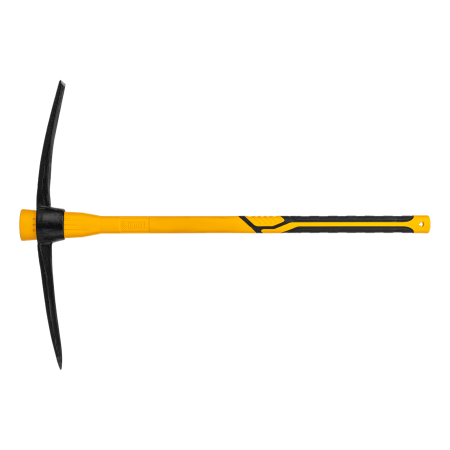 Кирка DENZEL 3000 г, фиберглассовая обрезиненная рукоятка 900 мм