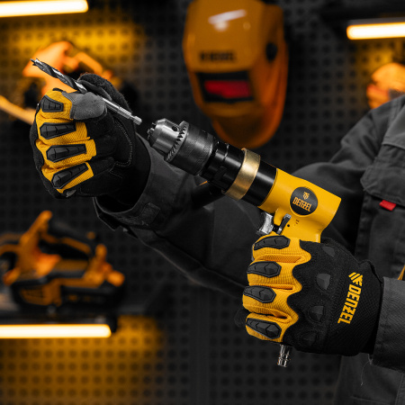 Дрель пневматическая DENZEL PD500, 500 об/мин, 114 л/мин, 13 мм