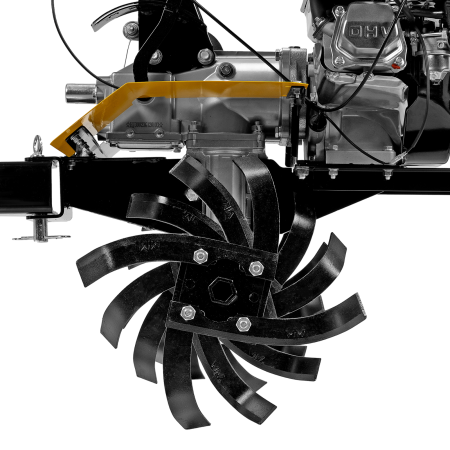 Мотоблок DENZEL DPT-370X, 7 л.с, дисковое сцепление,  фрез 3 x 4, ВОМ, передачи 3В/1Н