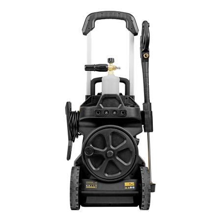 Моечная машина высокого давления DENZEL R-230iD, 3300 Вт, 230 бар, 600 л/ч, асинхронный двигатель, с барабаном