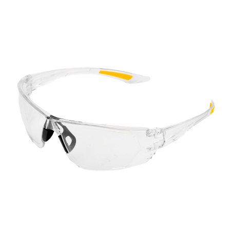 Очки защитные DENZEL открытые, поликарбонатные, прозрачная линза
