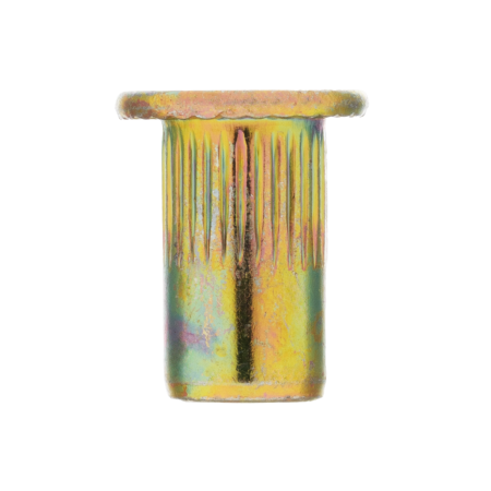 Заклепки резьбовые DENZEL стальные, оцинкованные, М4, пластиковый кейс, 140 шт.