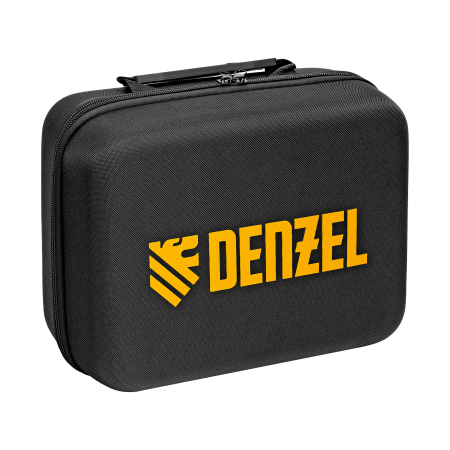 Лазерный уровень мультипризменный DENZEL DLV-360-4C, 30 м, зеленый луч, Li-Ion 2,4 Aч, кейс