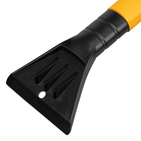 Щетка-сметка со скребком DENZEL телескоп, поворотная голова, 750-1120 мм