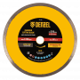 Диск алмазный сплошной DENZEL супертонкий, 250 х 25,4 мм, горячее прессование, мокрое резание
