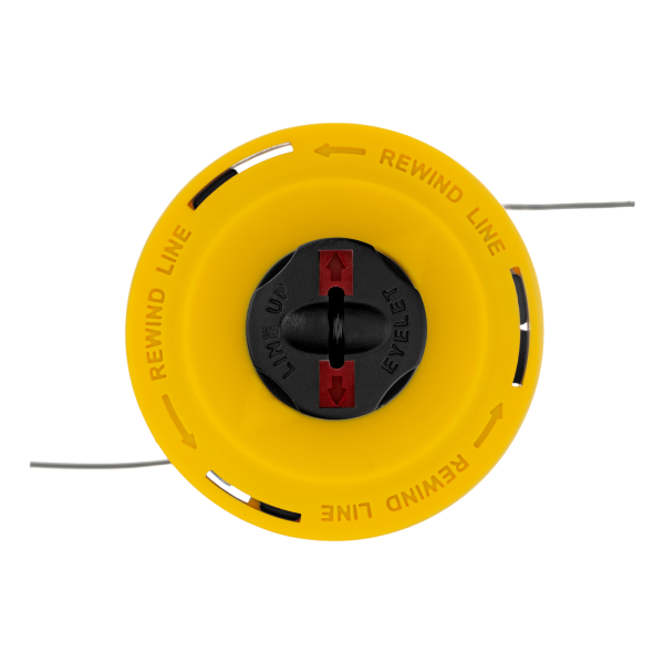 Катушка для триммера DENZEL 96324 полуавтомат, легкая заправка лески, M8 x 1.25, винт M8-M8