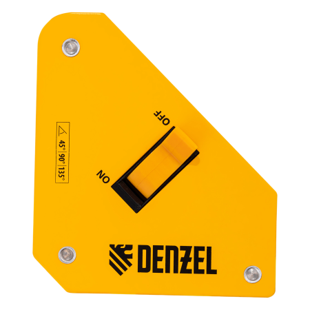 Фиксатор магнитный DENZEL отключаемый для сварочных работ усилие 30 LB, 45х90 град.