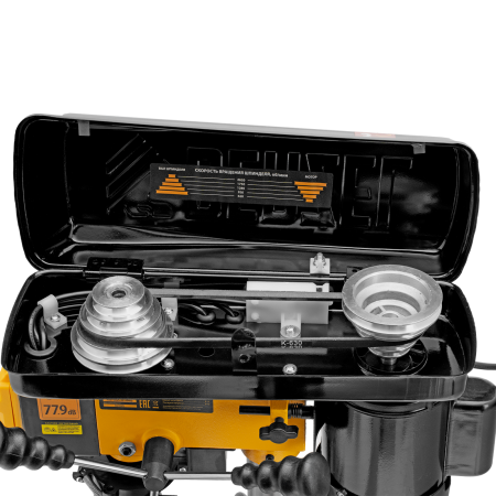 Станок сверлильный DENZEL DDM-350L, 350 Вт, 13 мм, 5 ск., лазер, настольный