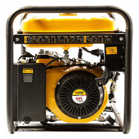 Генератор бензиновый DENZEL GE 8900, 8.5 кВт, 220 В/50 Гц, 25 л, ручной старт