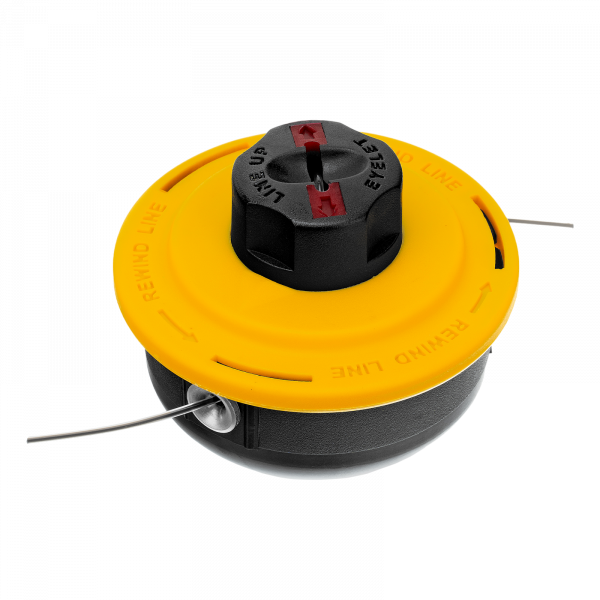 Катушка для триммера DENZEL 96324 полуавтомат, легкая заправка лески, M8 x 1.25, винт M8-M8