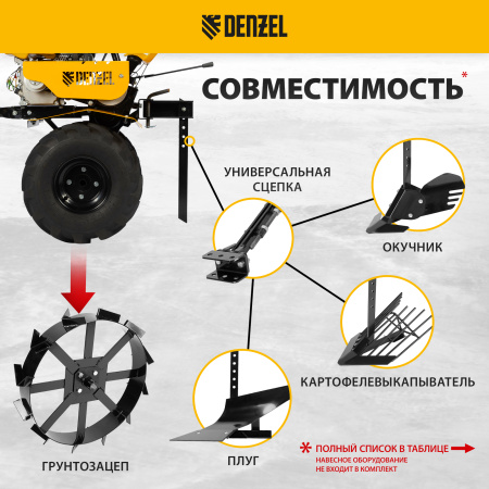 Мотоблок DENZEL DPT-470S-PRO