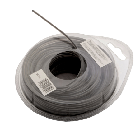 Леска для триммера DENZEL Extra Сord 96180, 2.4 мм x 15 м, круглая