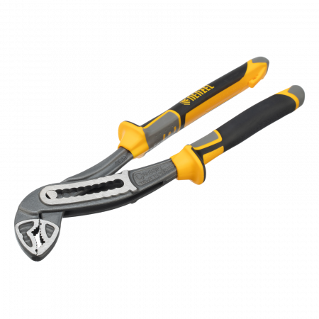 Клещи переставные DENZEL трехкомпонентные рукоятки 240 мм