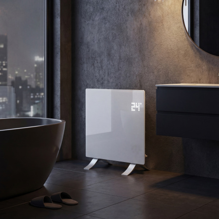 Конвектор электрический DENZEL OptiPrime-1000, Wi-Fi, тачскрин, цифровой термостат, 1000 Вт