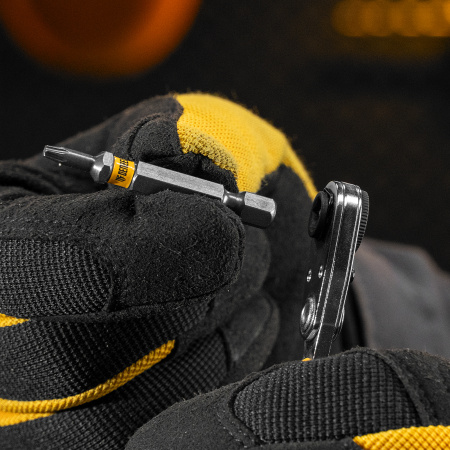 Бита DENZEL TX 10х50, сталь S2, шестигранный профиль, 10 шт. Е 6,3