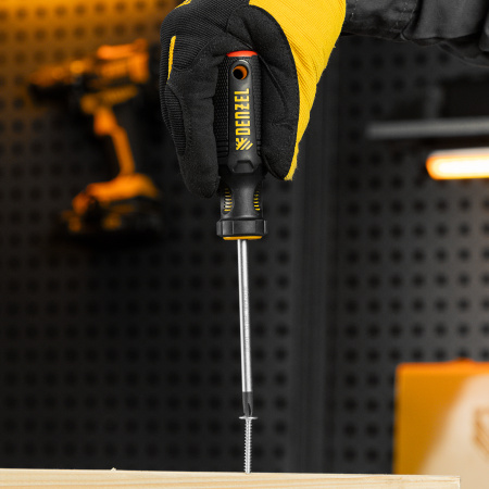 Набор отверток DENZEL 2 шт., PH+SL, S2, 3к рукоятка