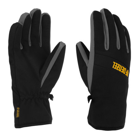 Перчатки универсальные DENZEL, двойные, работа с сенсорным экраном, размер 10 Перчатки универсальные DENZEL, двойные, работа с сенсорным экраном, размер 10