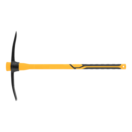 Кирка DENZEL 2000 г, узкая, фиберглассовая обрезиненная рукоятка 900 мм