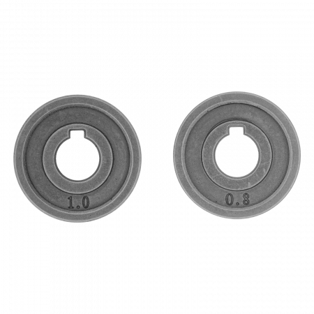 Подающий ролик DENZEL зубчатый профиль под флюсовую проволоку 0,8-1мм, 2 шт