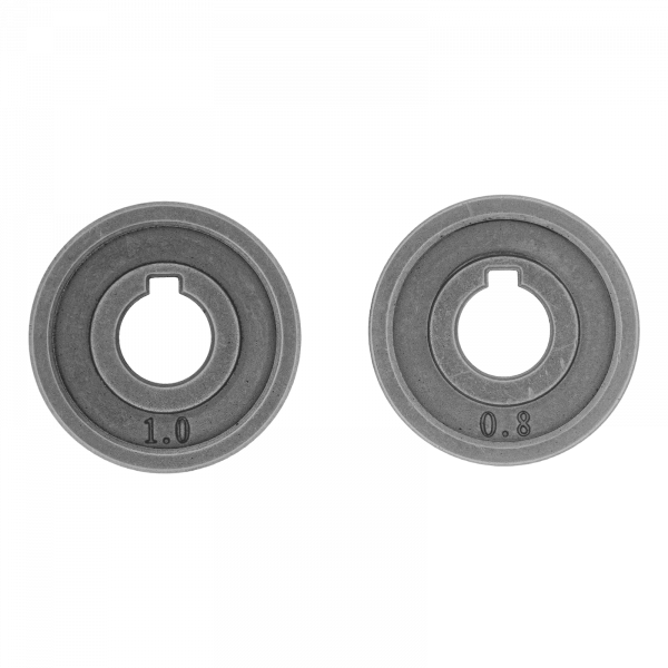 Подающий ролик DENZEL зубчатый профиль под флюсовую проволоку 0,8-1мм, 2 шт