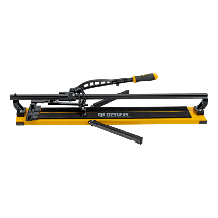 Плиткорез рельсовый DENZEL 1000х16мм, каретка на подш., стальная станина, усил. рукоятка-пенал Плиткорез рельсовый DENZEL 1000х16мм, каретка на подш., стальная станина, усил. рукоятка-пенал