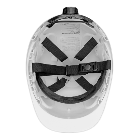 Каска защитная ударопрочная DENZEL ABS/PC, плавная регулировка, модель «Форвард» (К-05), белая