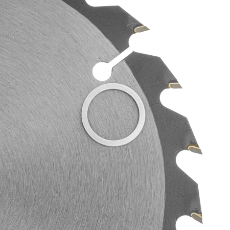 Пильный диск по дереву DENZEL ф165 х 20 мм, 24 зубьев, тонкий