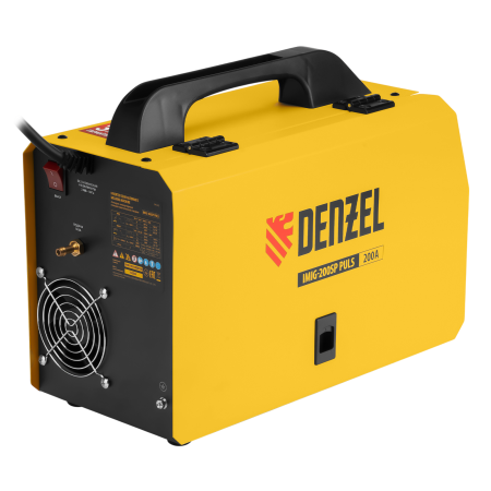 Аппарат инвертор. полуавтомат. cварки DENZEL IMIG-200SP Pulse, 200 А, ПВ 60%, катушка 5 кг Аппарат инвертор. полуавтомат. cварки DENZEL IMIG-200SP Pulse, 200 А, ПВ 60%, катушка 5 кг