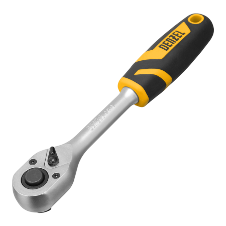 Набор инструментов DENZEL 1/2", 1/4", CrV, S2, пластиковый кейс, 84 предмета