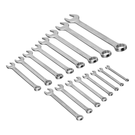 Набор инструментов DENZEL 1/2", 1/4", CrV, S2, пластиковый кейс, 122 предмета