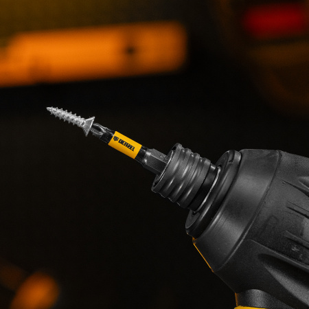 Бита DENZEL PH1х50, сталь S2, цилиндр., 10 шт. Е 6,3