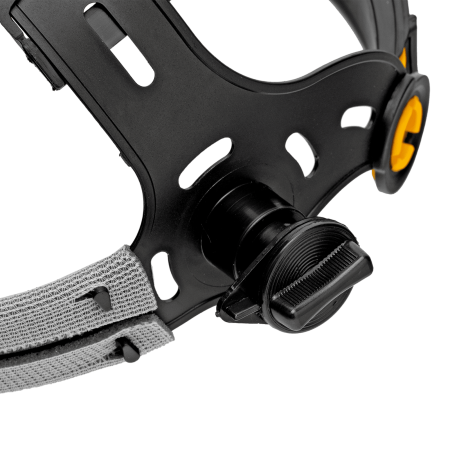 Щиток защитный лицевой с сеткой DENZEL "СВОНА" НС-01 "ЛЮКС", плавная регулировка храповик