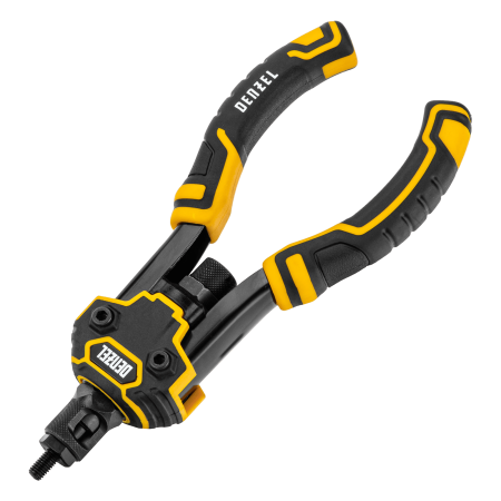 Заклепочник для резьбовых заклепок DENZEL двуручный, заклепки М3, М4, М5, М6, М8, М10, M12