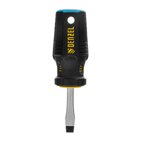 Отвертка DENZEL SL6x38 мм, S2, 3к рукоятка