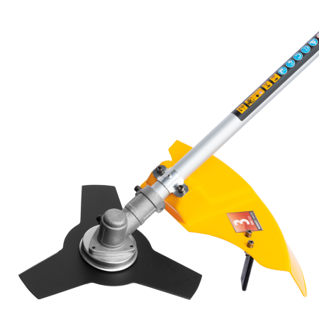 Триммер электрический DENZEL TE-1200, 1200 Вт, 380 мм, катушка + диск, разборная штанга