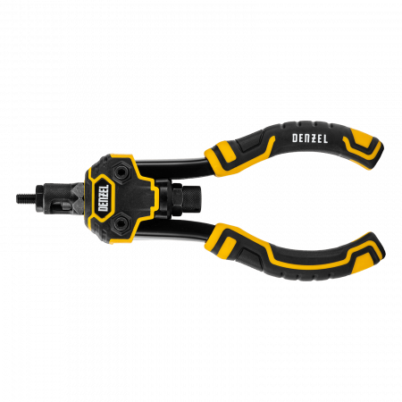 Заклепочник для резьбовых заклепок DENZEL двуручный, заклепки М3, М4, М5, М6, М8, М10, M12