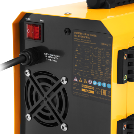 Аппарат инвертор. полуавтомат. сварки DENZEL Mini MIG-135, 130 А, ПВ 60% Аппарат инвертор. полуавтомат. сварки DENZEL Mini MIG-135, 130 А, ПВ 60%