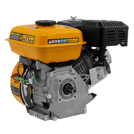 Двигатель бензиновый RX-17S, 7 л.с., 212 см3, горизонтальный вал шлиц 25 мм Denzel