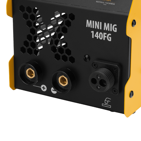 Аппарат инвертор. полуавтомат. сварки DENZEL Mini MIG-140FG, 140 А, ПВ 60%