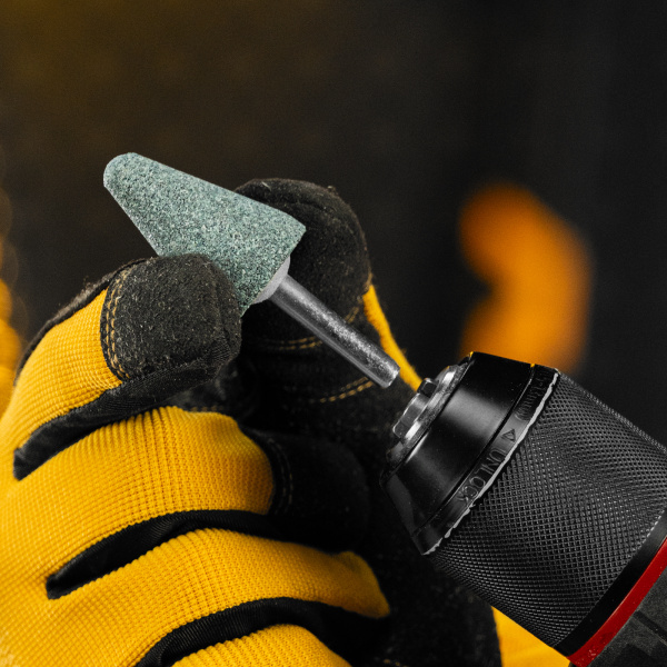 Набор шарошек DENZEL для дрели (ПШМ), 10 шт