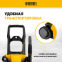 Мойка высокого давления DENZEL R-135, 1800 Вт, 135 бар, 6 л/мин, колесная