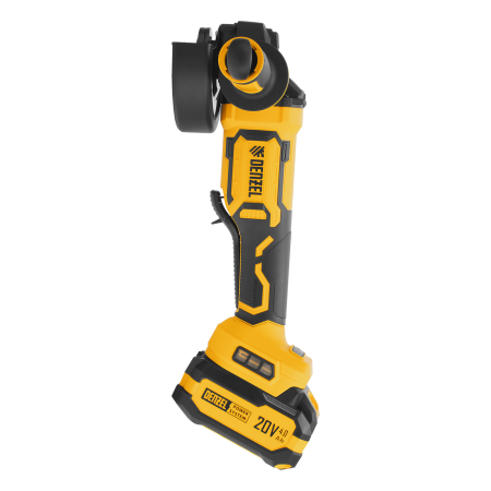 Машина шлифовальная угловая аккумуляторная бесщет. DENZEL AGH-BL-20-125, Li-Ion, 20 В