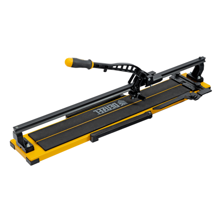 Плиткорез рельсовый DENZEL 800х16мм, каретка на подш., стальная станина, усил. рукоятка-пенал