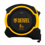 Рулетка DENZEL 8м х 25мм, двухкомп. корпус, магнитный обрезиненный зацеп