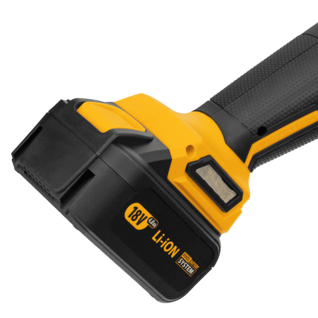 Машина углошлифовальная аккумуляторная бесщеточная DENZEL BLG-IB-18-125-4, Li-ion, 18 В