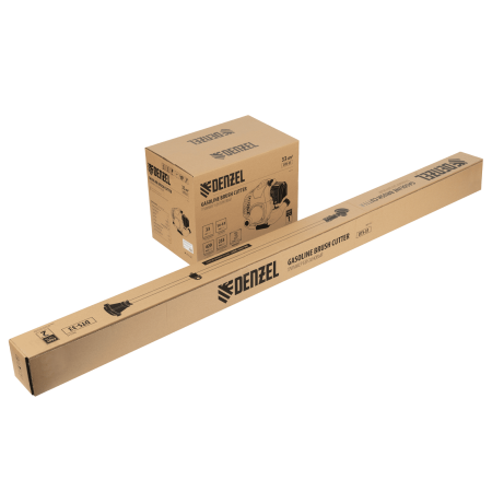 Триммер бензиновый DENZEL DTS-33, 33 см3, неразъемная штанга, состоит из 2 частей